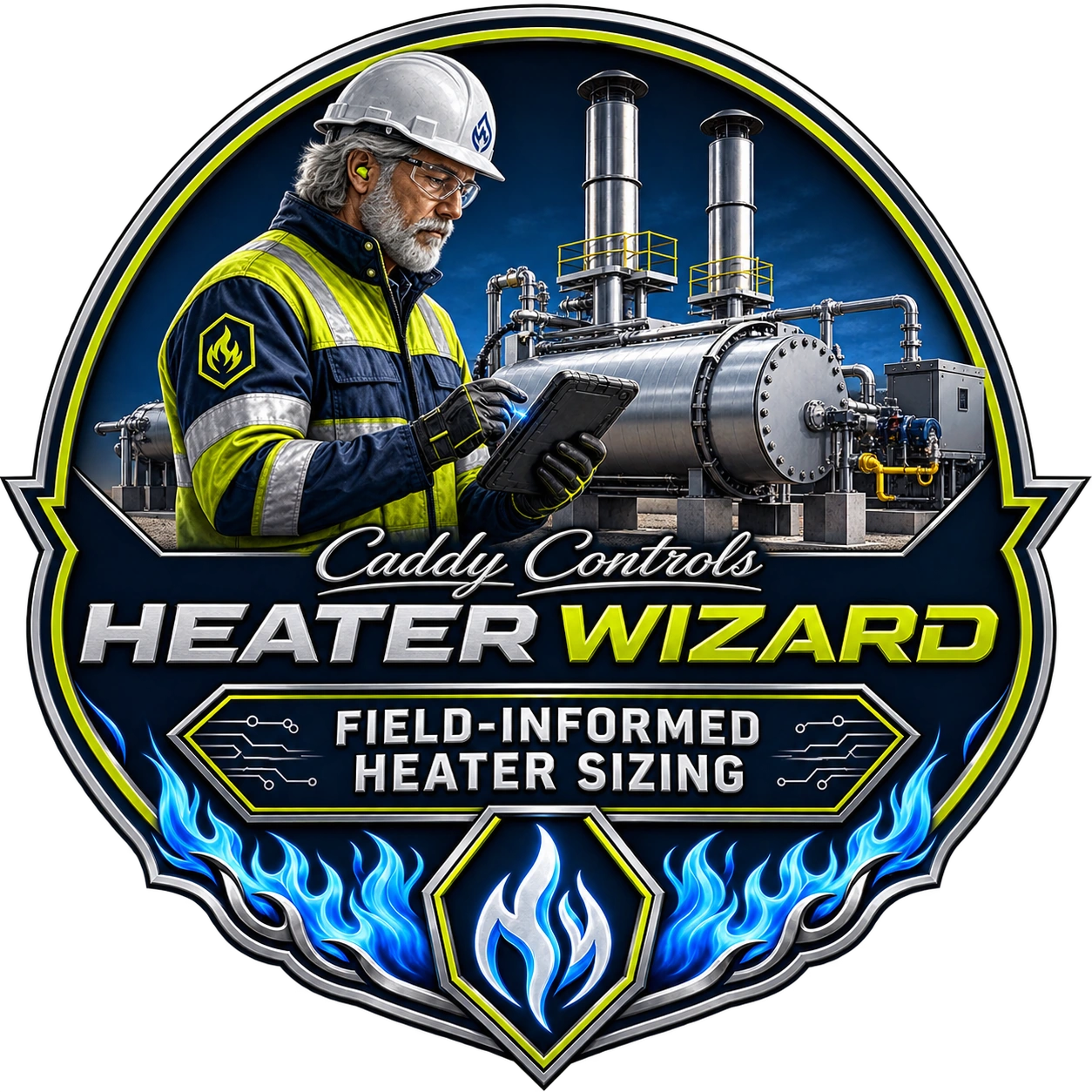 Caddy Controls Heater Wizard: field-informed heater sizing